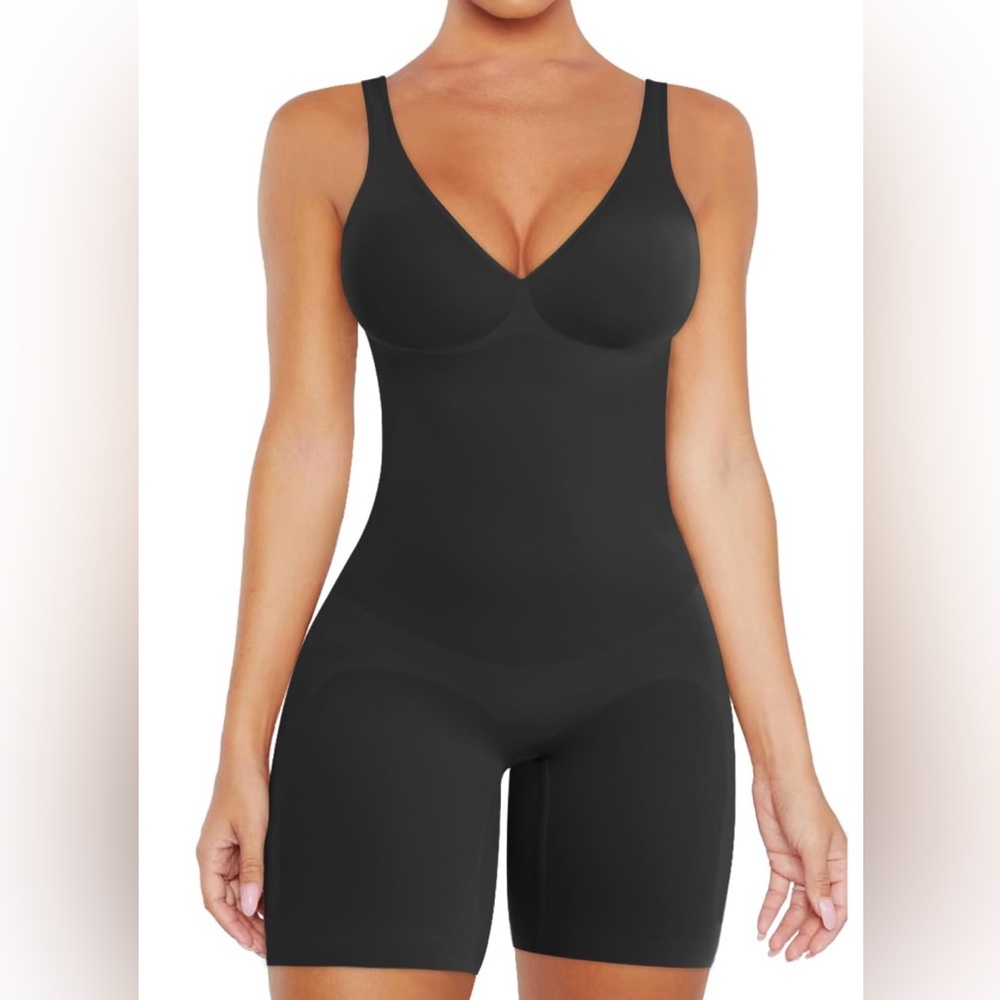 Elegant Black Shapewear Bodysuit